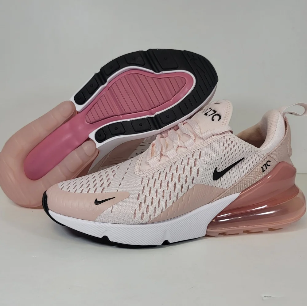 Nike Air Max 270 Light Soft Pink Womens Sizes Running Shoes AH6789-604 Sneakers - Picture 1 of 9
